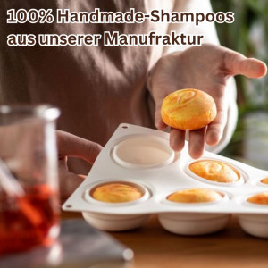 Duschkind Festes Shampoo 4in1 Set – Calendula & Wildrose, Handgemacht In Deutschland, Vegan & Plastikfrei