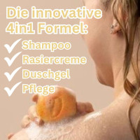 Duschkind Festes Shampoo 4in1 Set – Calendula & Wildrose, Handgemacht In Deutschland, Vegan & Plastikfrei